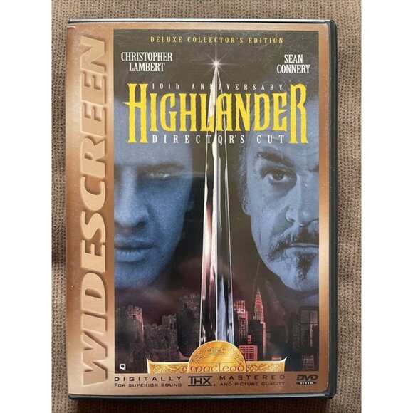 Highlander (DVD, 1997, 10th Anniversary Director’s Cut) Sean Connery - Picture 1 of 5